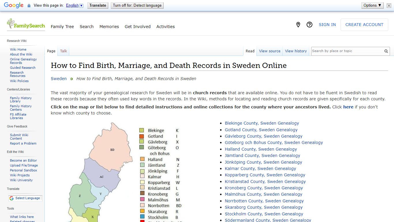 How to Find Birth, Marriage, and Death Records in Sweden Online